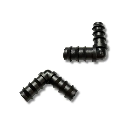 16mm / 13mm I.D. Elbow Triple Barbed Irrigation Pipe Connector Hose Fits Hozelock