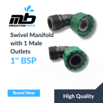 Swivel Manifold Elbow M-F 1 "-1" Green Irritec