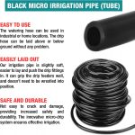 Micro Irrigation Pipe 4mm Black PVC Flexible Tube Hozelock Gardena Compatible - Image 5