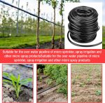 Micro Irrigation Pipe 4mm Black PVC Flexible Tube Hozelock Gardena Compatible - Image 3