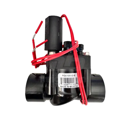 Hunter PGV 1" Female Solenoid Valve - Flow Control - 24V AC Coil