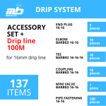 Drip line set