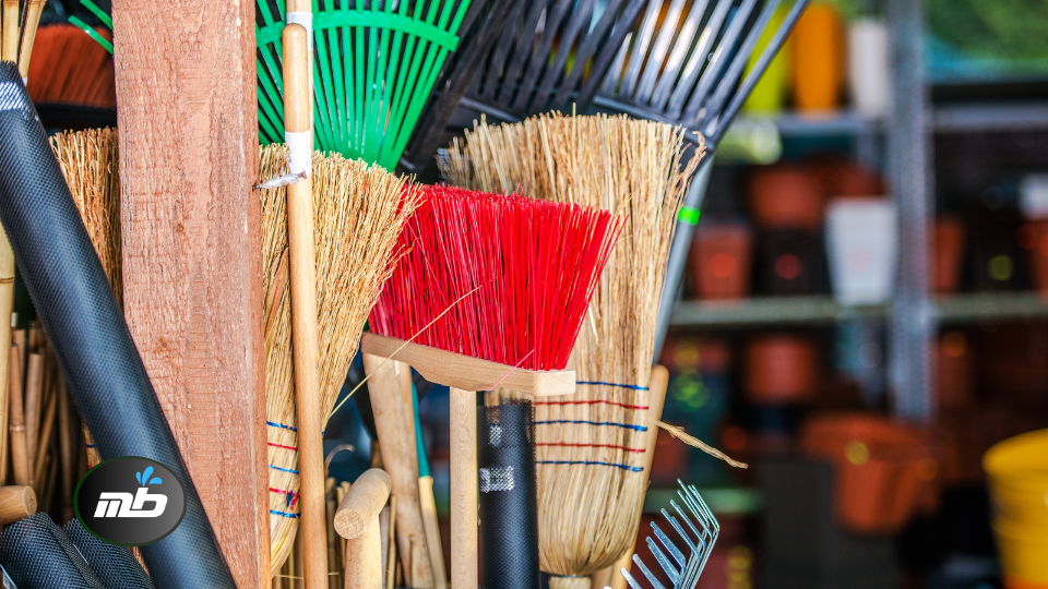 Clean and Store garden Tools