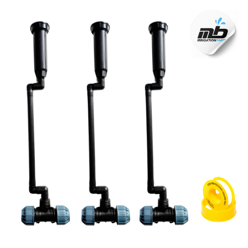 Pack of 3 Rain Bird Pre-Assembled 1800 Sprinkler Spray Heads