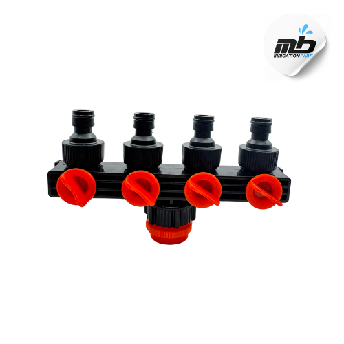 4 Way Garden Tap Connector