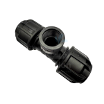 Tee Compression Coupling 25-3/4″-25 Female PN16 - Image 2