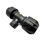 Tee Compression Coupling 25-1/2″-25 Female PN16 - Image 3
