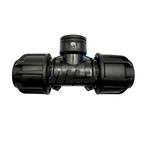 Tee Compression Coupling 25-3/4″-25 Female PN16