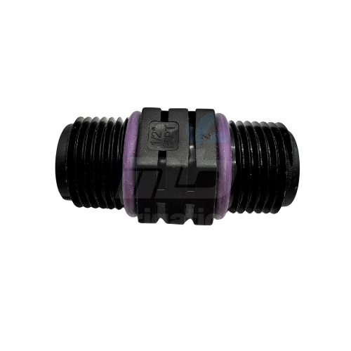 Threaded Nipple 1/2" - 1/2" (N12S) Self Seal BSP Plas-Fit