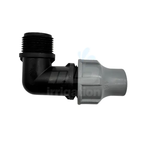 Tavlit Nut Lock Elbow 16mm x 3/4" Male Thread NLE1634M