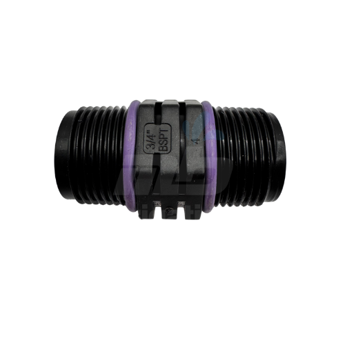 Nipple 3/4" - 3/4" (N34S) Self Seal Threaded BSP Plas-Fit Tavlit