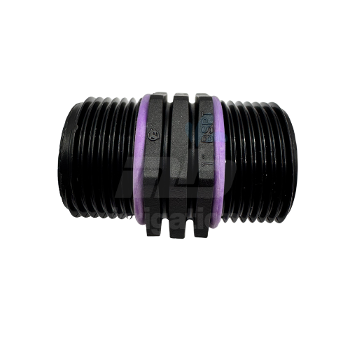 Nipple 1" - 1" (N1S) Self Seal Threaded BSP Plas-Fit Tavlit