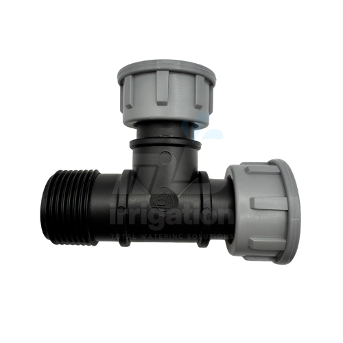 Tavlit 1" F x 1" F x 1" M Swivel Manifold Tee
