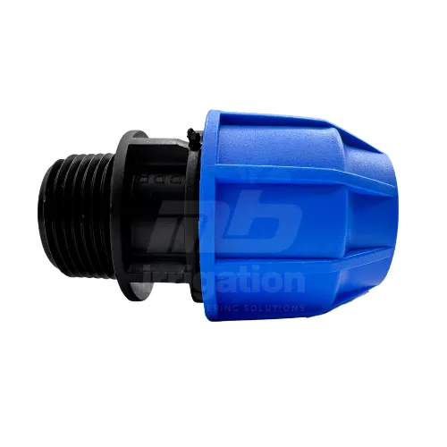 Supreme Compression Male Adaptor 20mm x 3/4" PN16 fitting for UK irrigation systems.