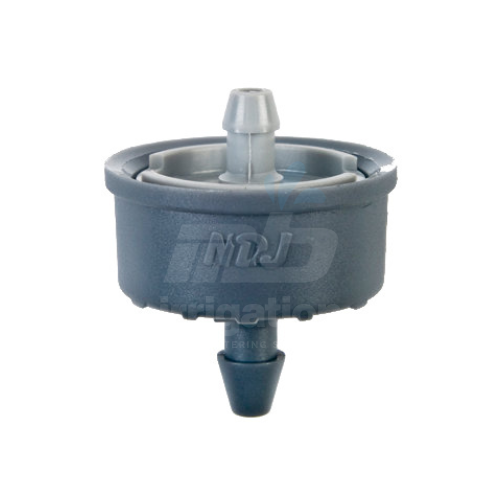 NDJ Click Tif HD CNL 1.3L per hour button dripper with barb outlet in grey